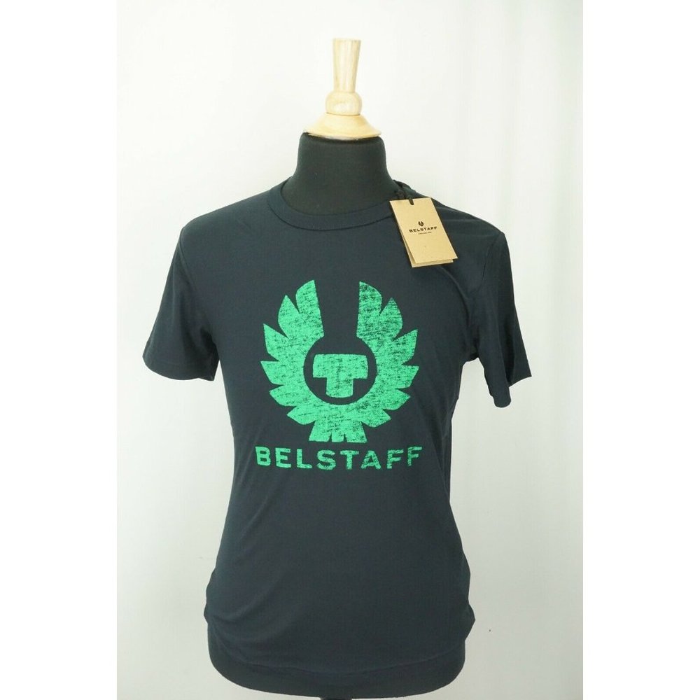 Belstaff Coteland 2.0 Dark Ink Graphic T Shirt Sz S BRAND NEW W TAGS